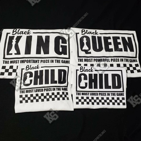 Black Queen the Most Powerful Piece in the GameTee - Picture 1 of 2